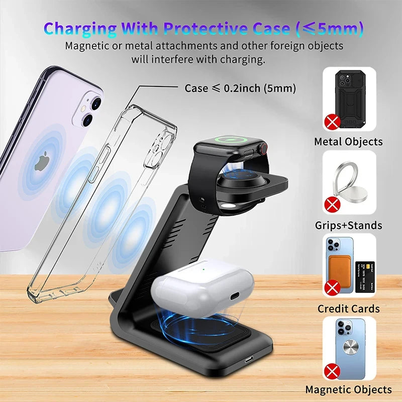 3-in-1 Wireless Charger 30W